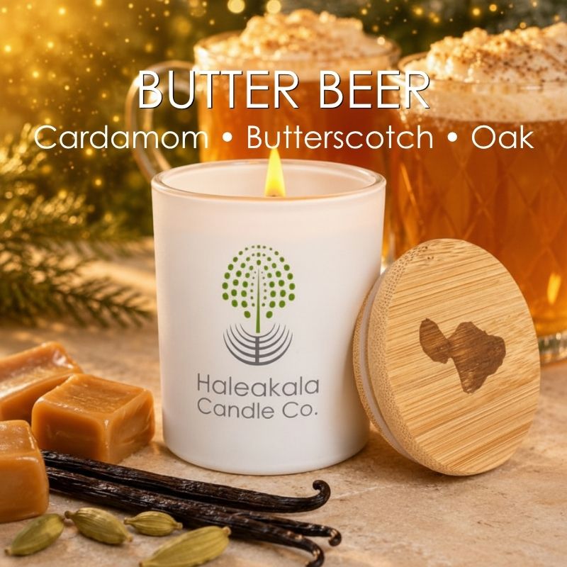 Butter Beer Soy Candle • Butterscotch Bourbon Fall Scent