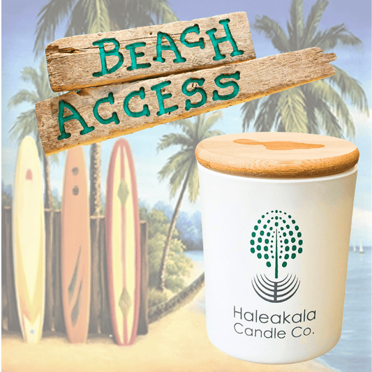 'Beach Access'  Organic Soy Wax Candle